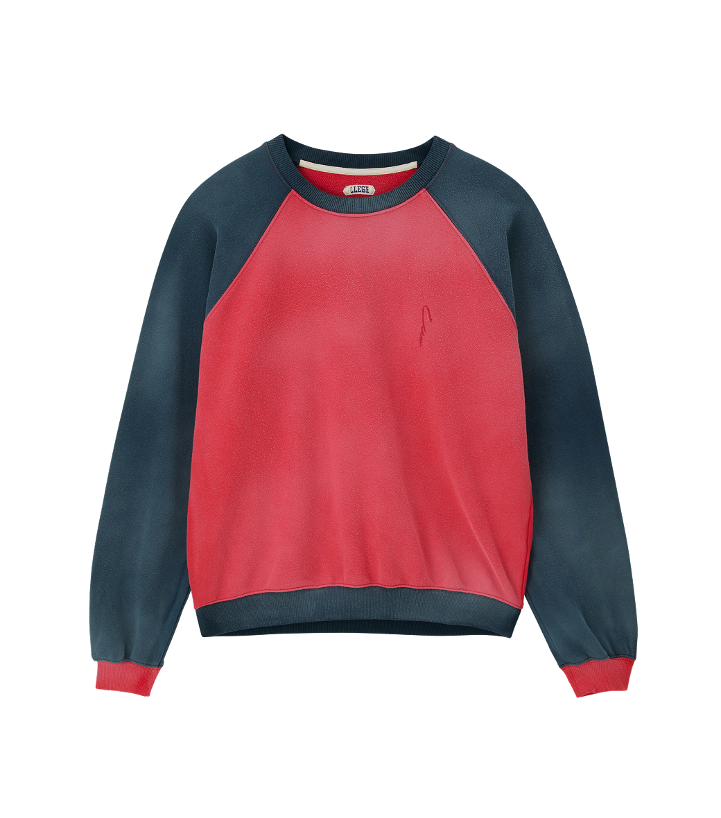 CONTRAST RAGLAN VINTAGE SWEATSHIRT