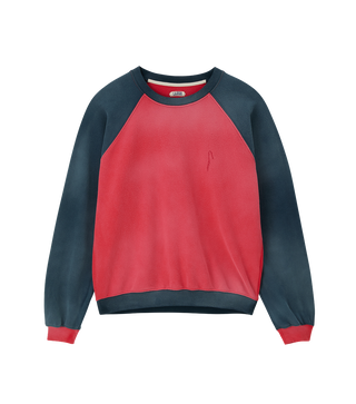 CONTRAST RAGLAN VINTAGE SWEATSHIRT