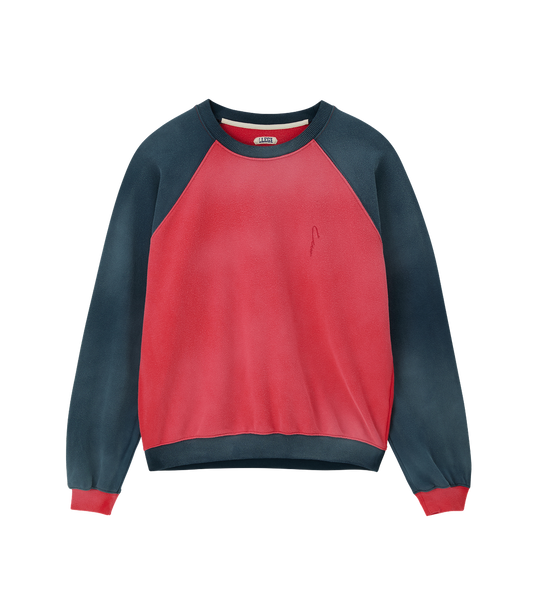 CONTRAST RAGLAN VINTAGE SWEATSHIRT