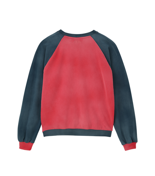 CONTRAST RAGLAN VINTAGE SWEATSHIRT