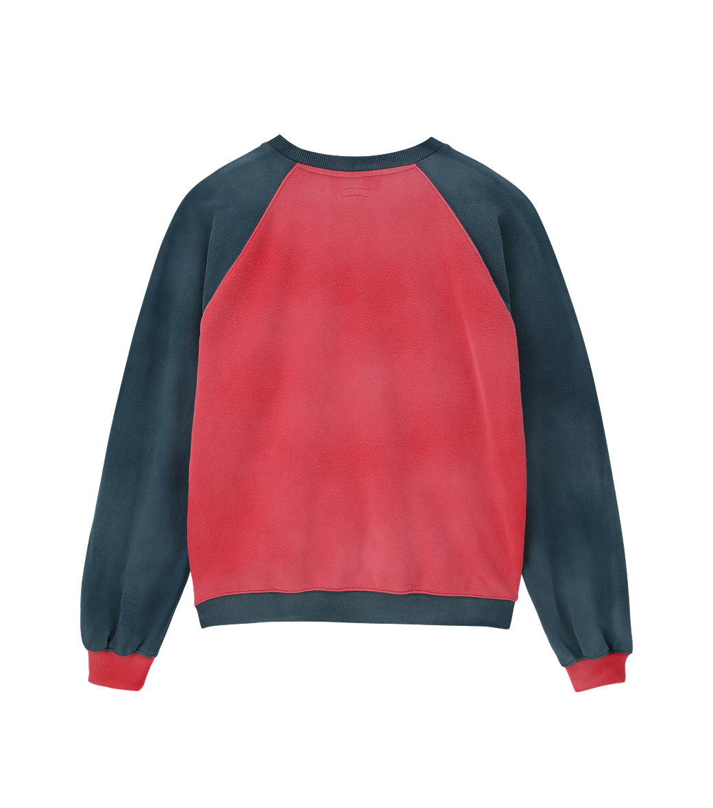 CONTRAST RAGLAN VINTAGE SWEATSHIRT