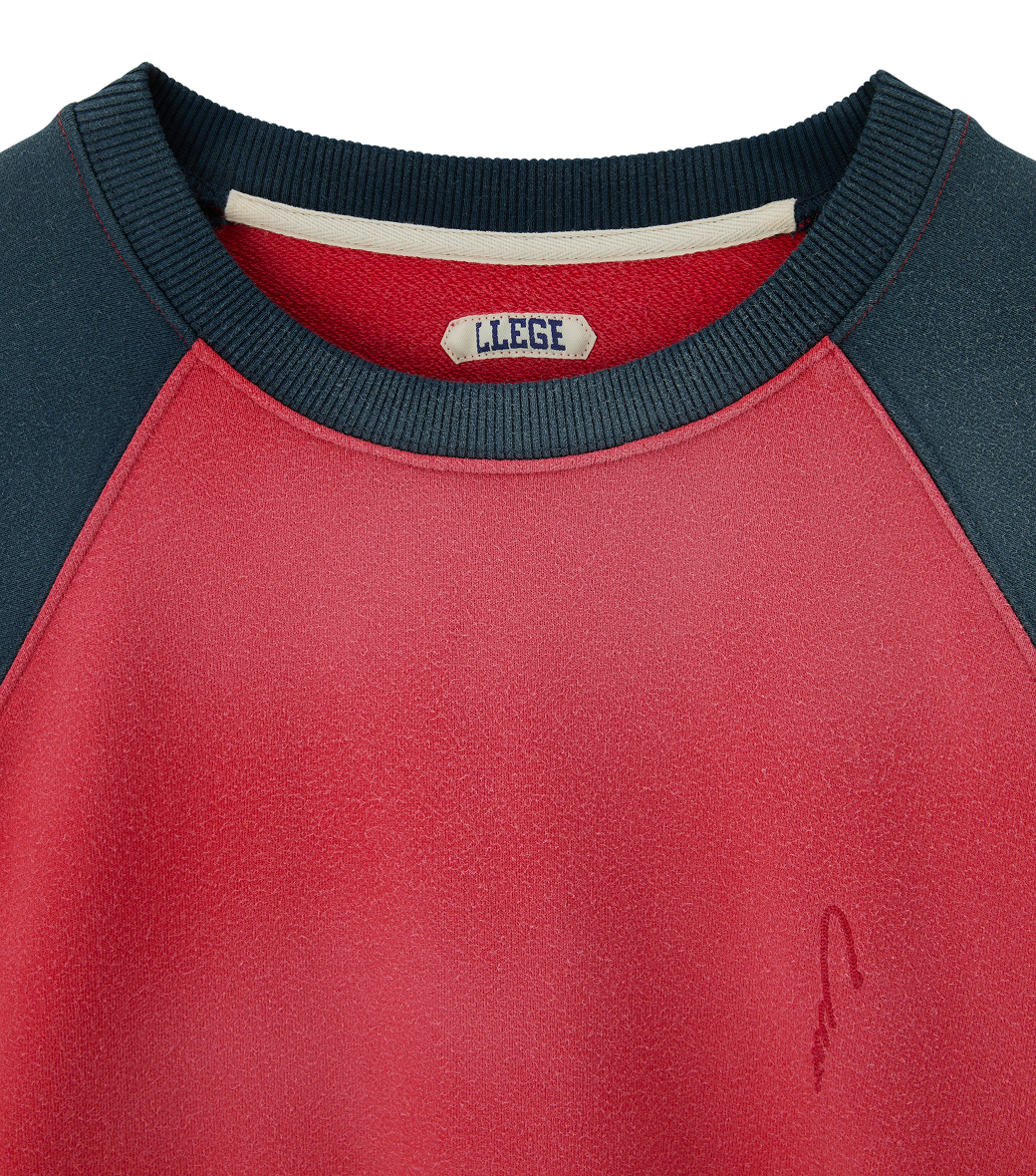 CONTRAST RAGLAN VINTAGE SWEATSHIRT