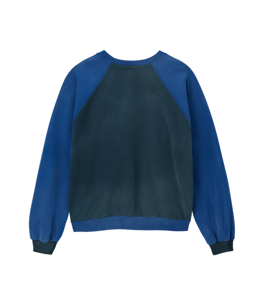 CONTRAST RAGLAN VINTAGE SWEATSHIRT