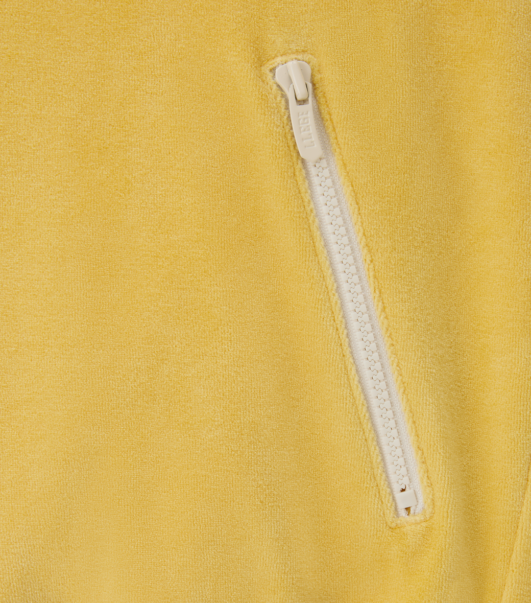 VELOUR HALF-ZIP PULLOVER