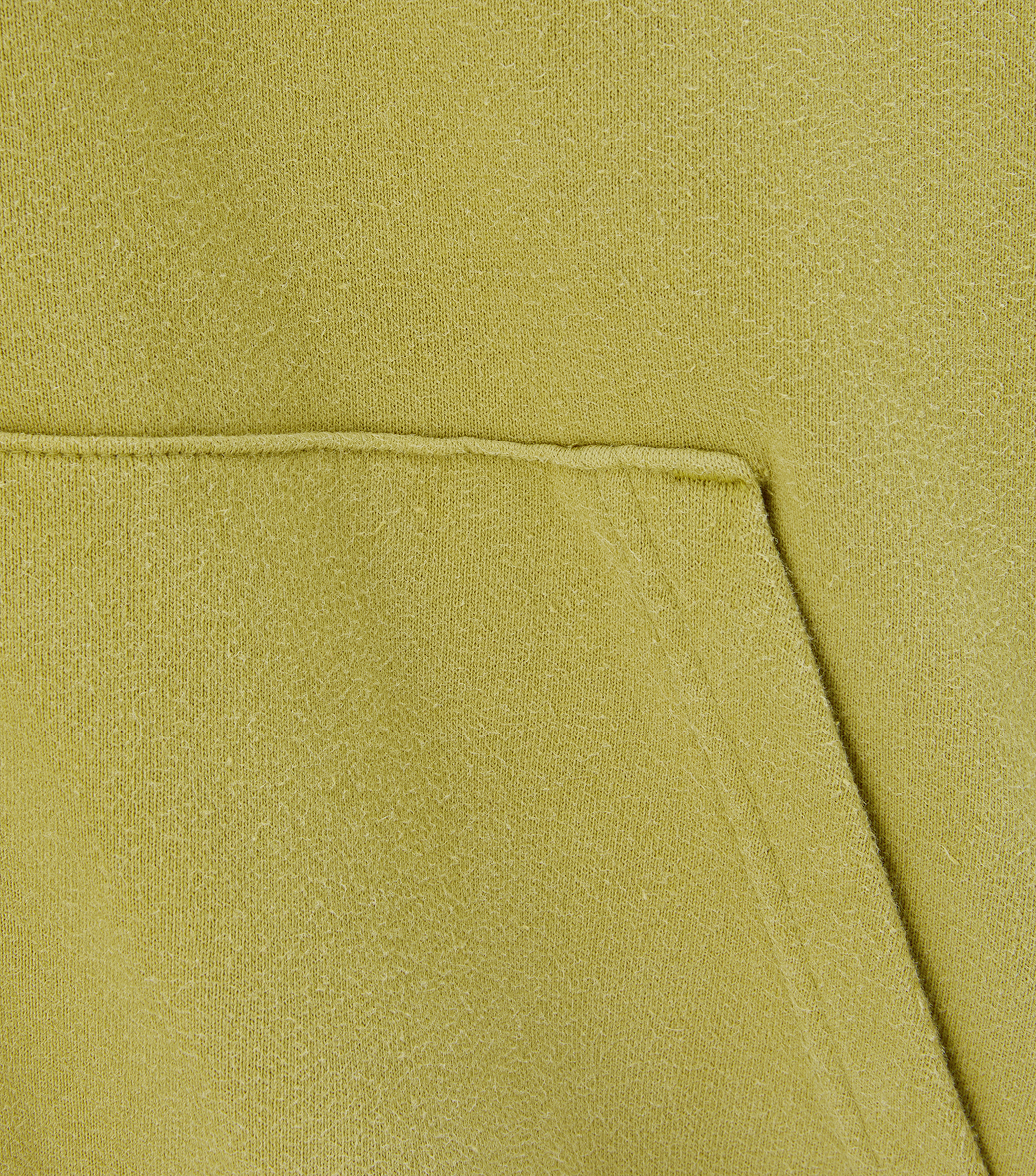 GARMENT DYED OVERSIZED HOODY ZIP-UP