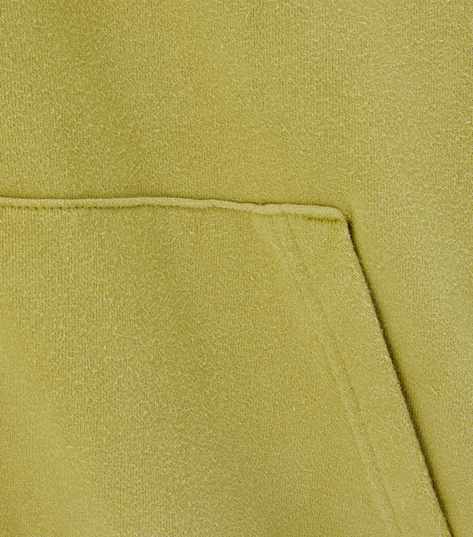 GARMENT DYED OVERSIZED HOODY ZIP-UP