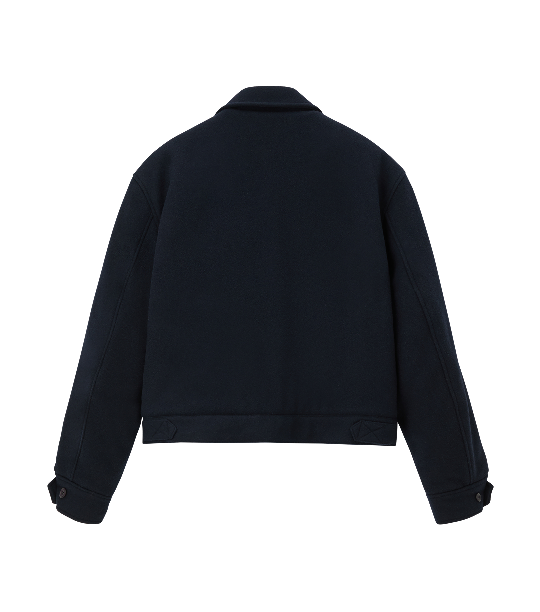 PATCH DETAIL QUILTED WOOL JACKET