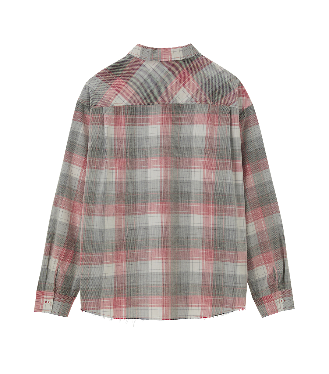 OVERSIZED FADED CHECK SHIRT