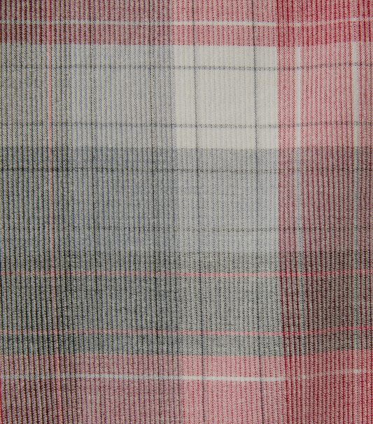 OVERSIZED FADED CHECK SHIRT