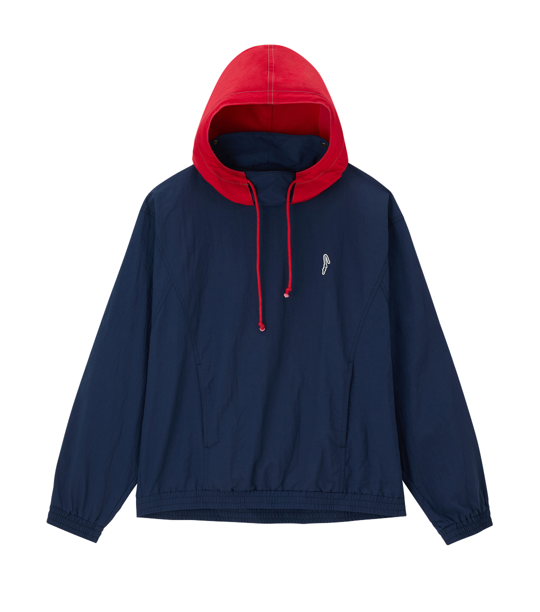 COLOR BLOCK HOODY PULLOVER