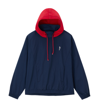 COLOR BLOCK HOODY PULLOVER