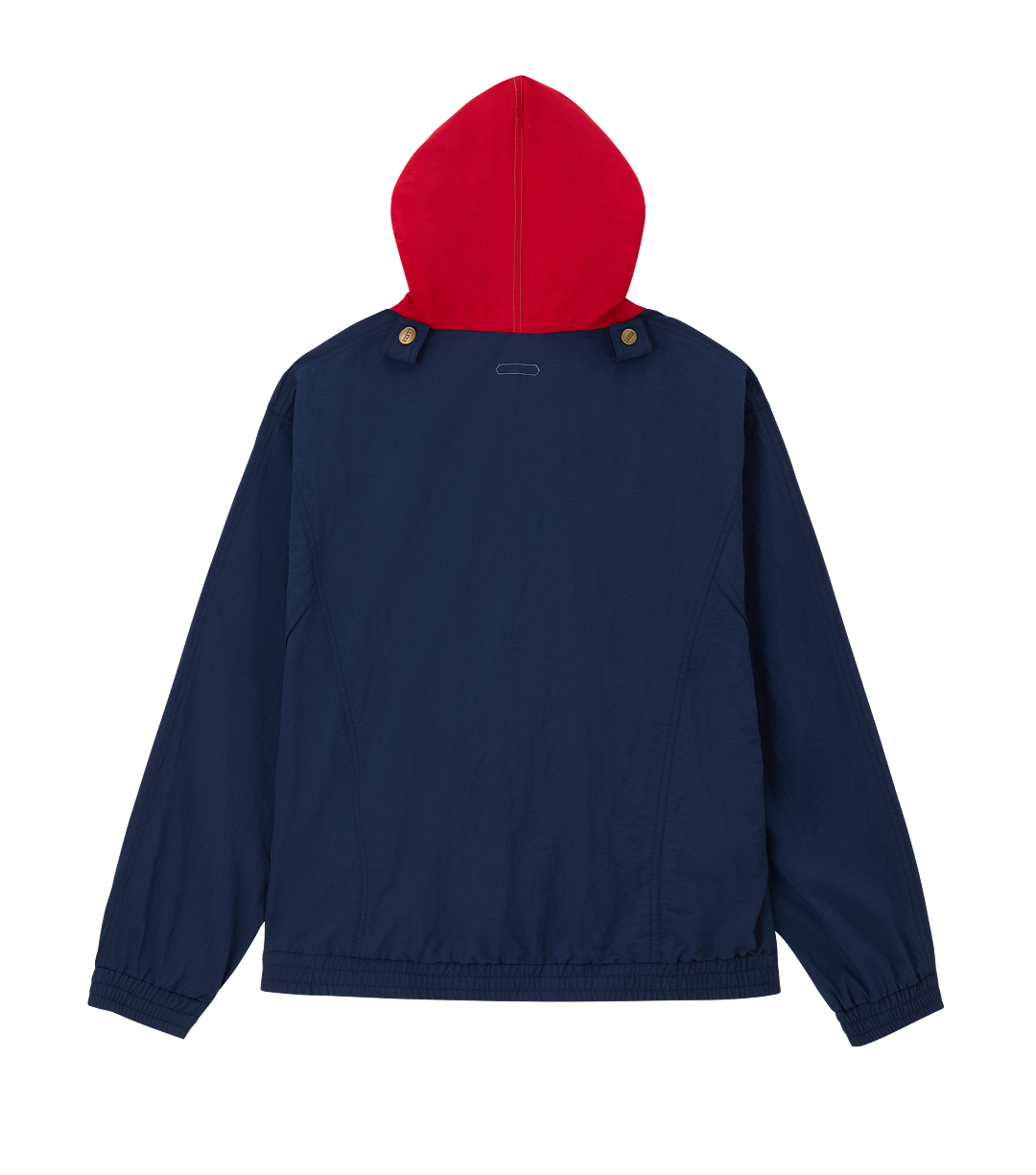 COLOR BLOCK HOODY PULLOVER