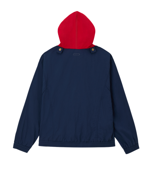 COLOR BLOCK HOODY PULLOVER