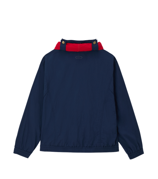 COLOR BLOCK HOODY PULLOVER