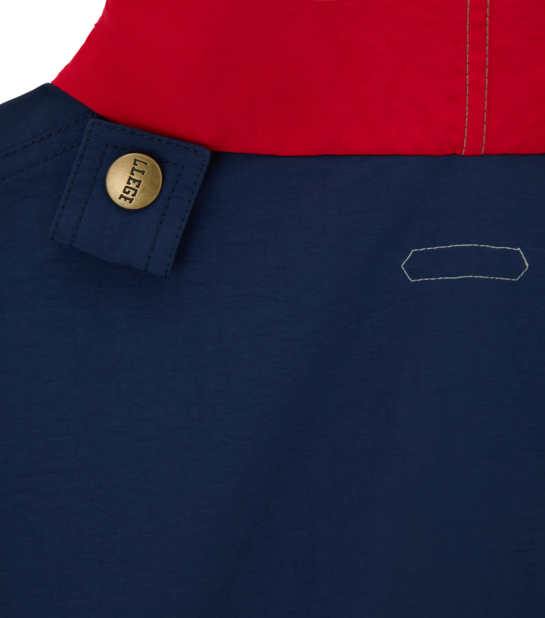 COLOR BLOCK HOODY PULLOVER