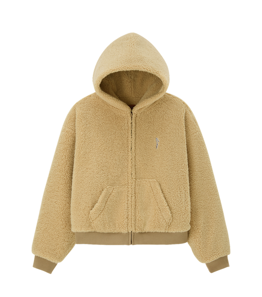 DOUBLE FACE SHEARLING TEDDY JUMPER