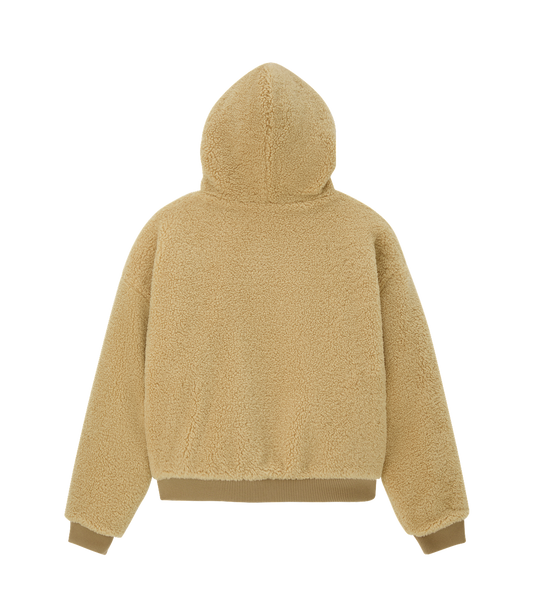 DOUBLE FACE SHEARLING TEDDY JUMPER
