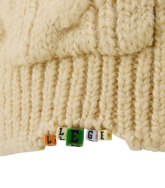 CUBE DETAIL CABLE KNIT JUMPER