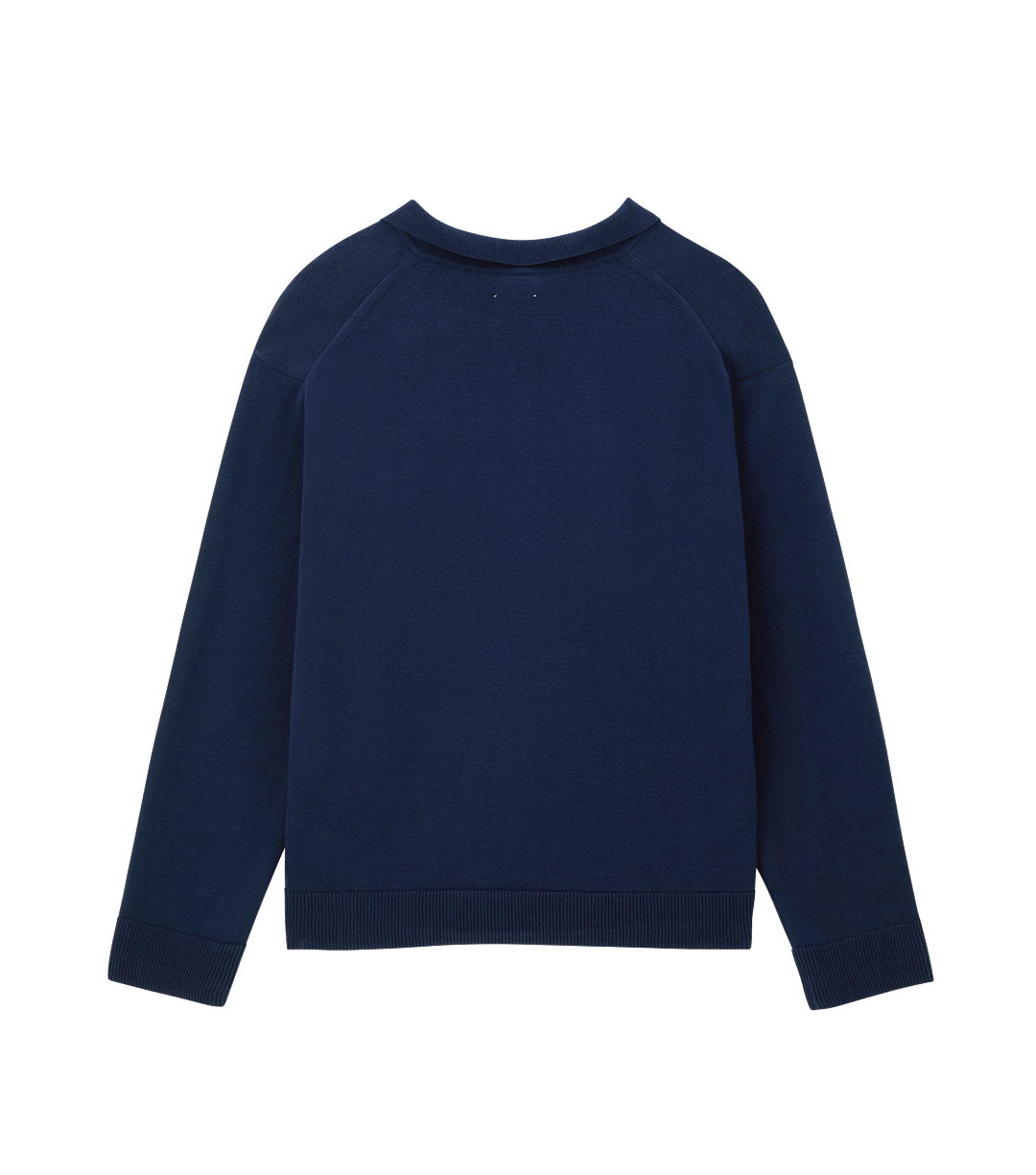 OVERSIZED CUBE DETAIL POLO KNIT