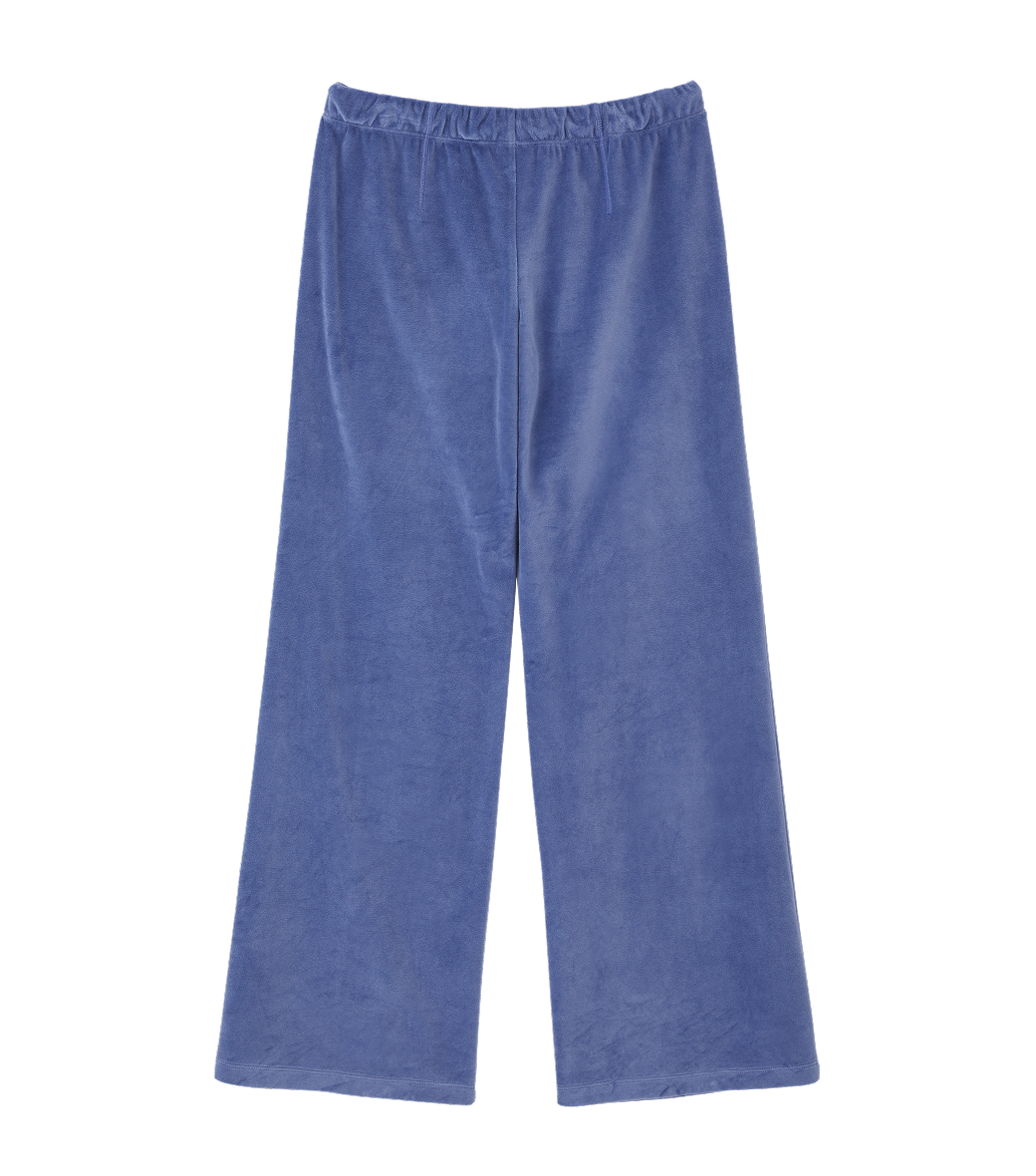 VELOUR LOW-RISE TRAINING PANTS