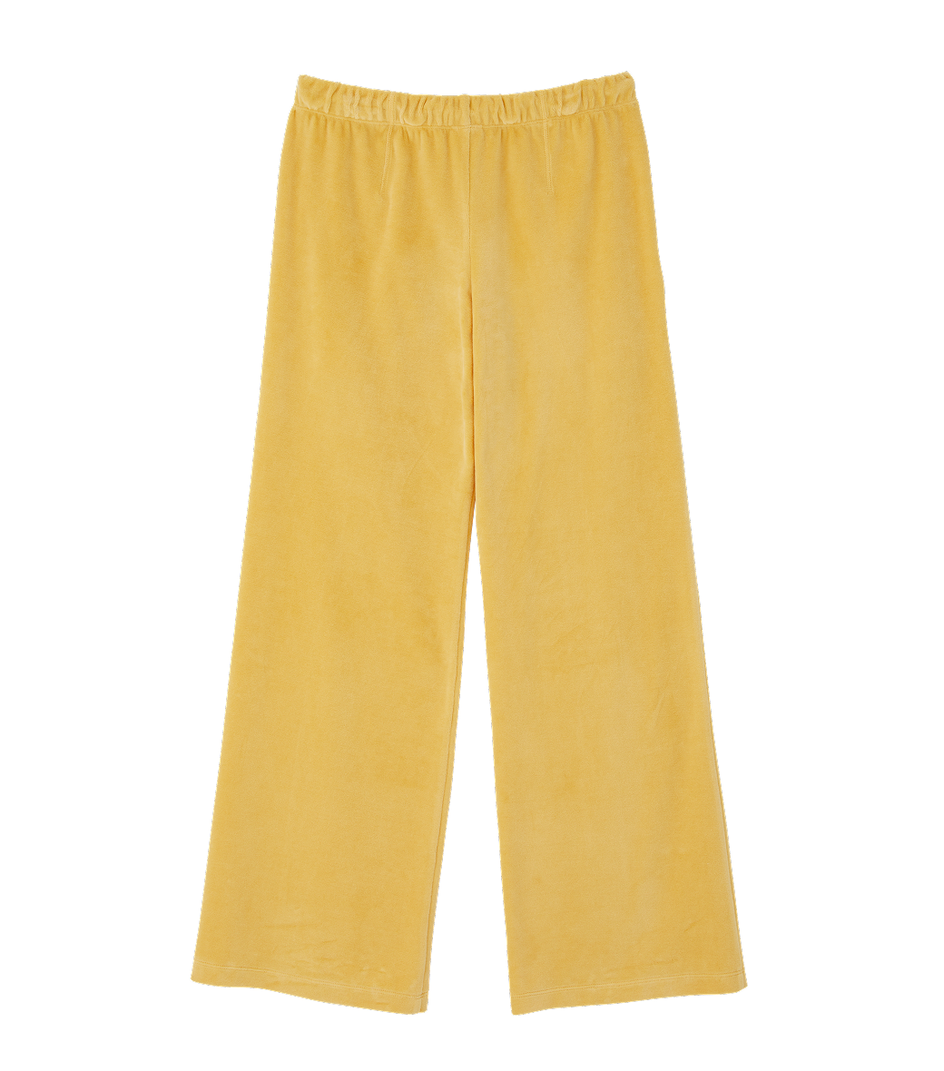 VELOUR LOW-RISE TRAINING PANTS