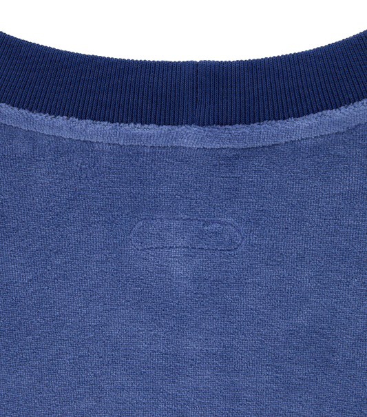 VELOUR OVERSIZED SWEATSHIRT