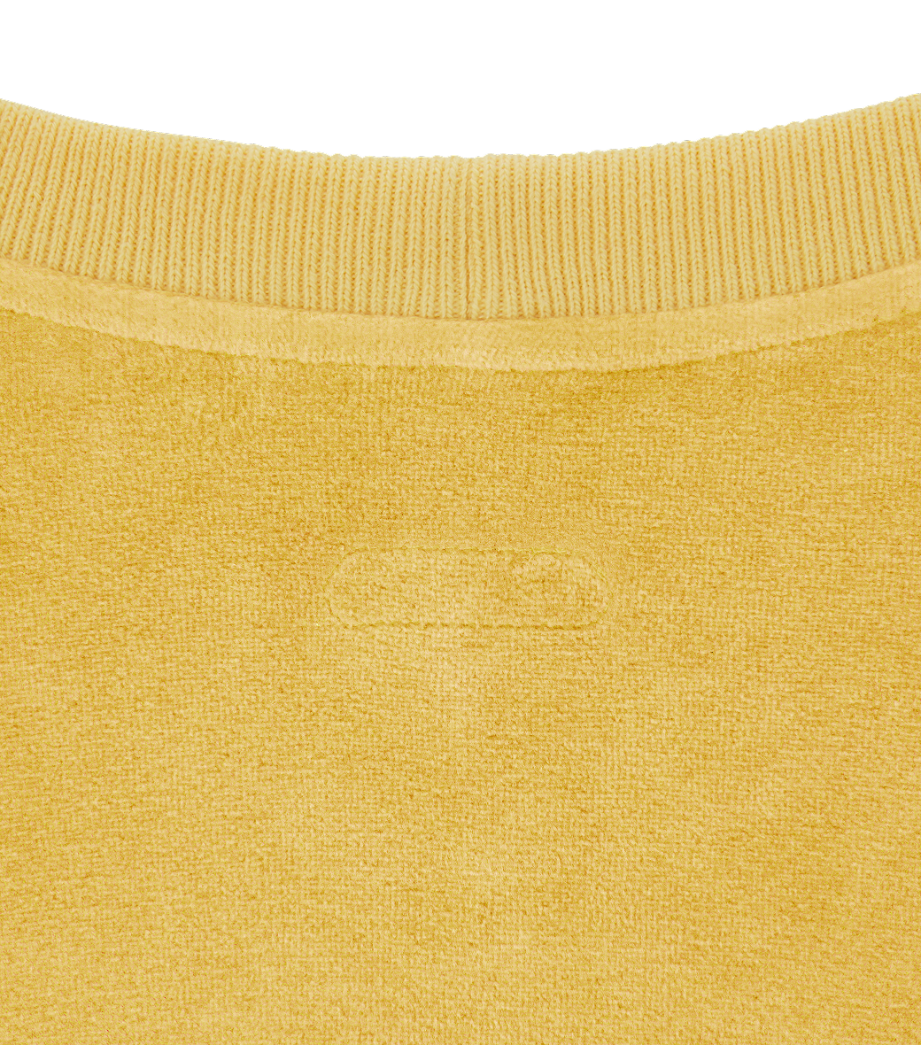 VELOUR OVERSIZED SWEATSHIRT