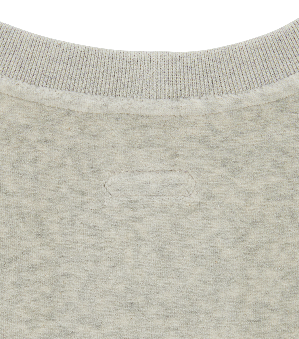 VELOUR OVERSIZED SWEATSHIRT