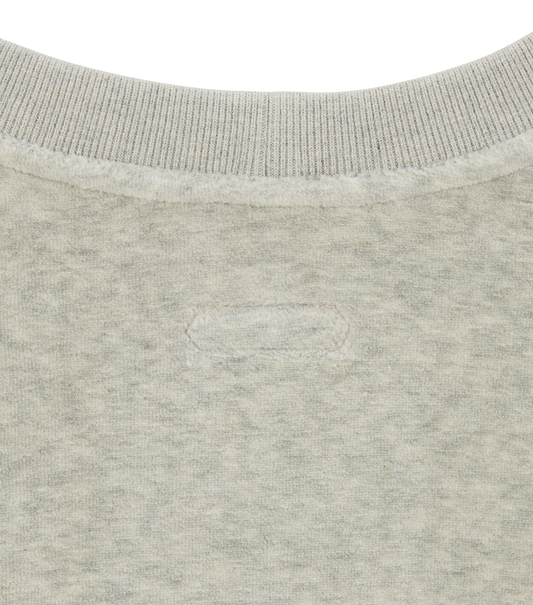 VELOUR OVERSIZED SWEATSHIRT
