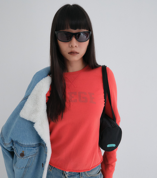 CLASSIC LOGO LONG SLEEVE SLIM TOP