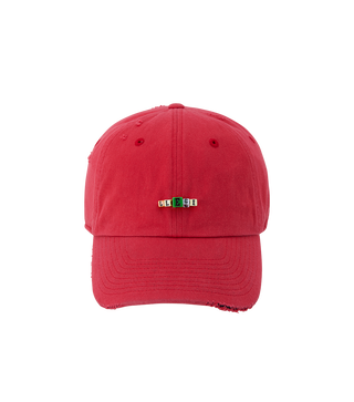 CUBE LOGO DESTROYED BALL CAP