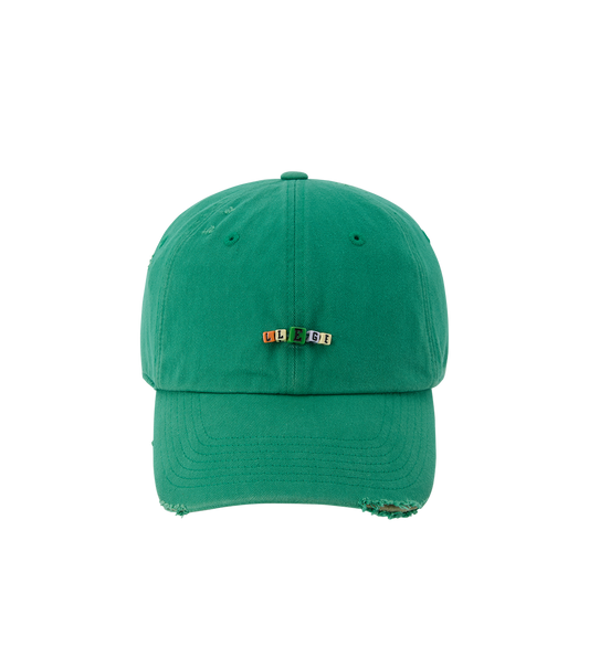 CUBE LOGO DESTROYED BALL CAP