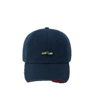 CUBE LOGO DESTROYED BALL CAP