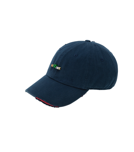 CUBE LOGO DESTROYED BALL CAP
