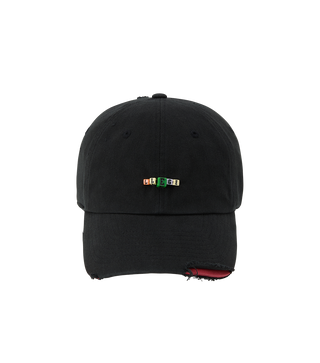 CUBE LOGO DESTROYED BALL CAP