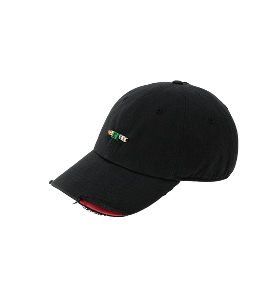 CUBE LOGO DESTROYED BALL CAP