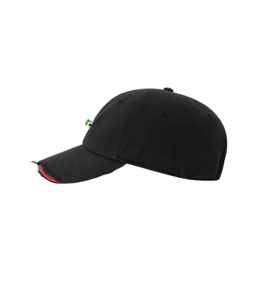 CUBE LOGO DESTROYED BALL CAP