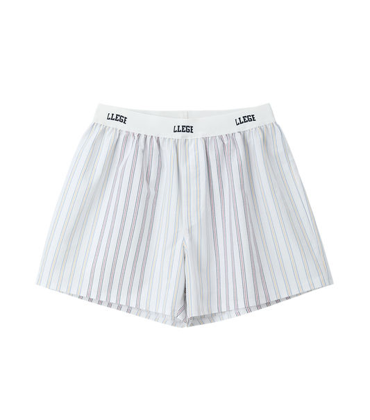 MULTI STRIPE OXFORD BOXER  PANTS