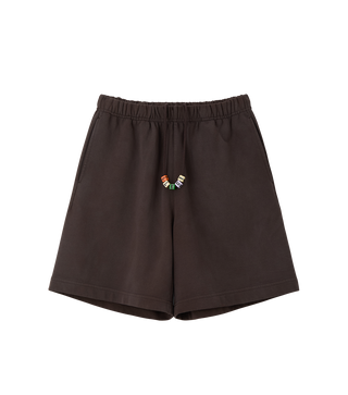 GARMENT DYED CUBE LOGO SHORTS