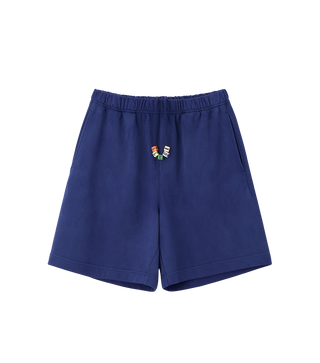 GARMENT DYED CUBE LOGO SHORTS
