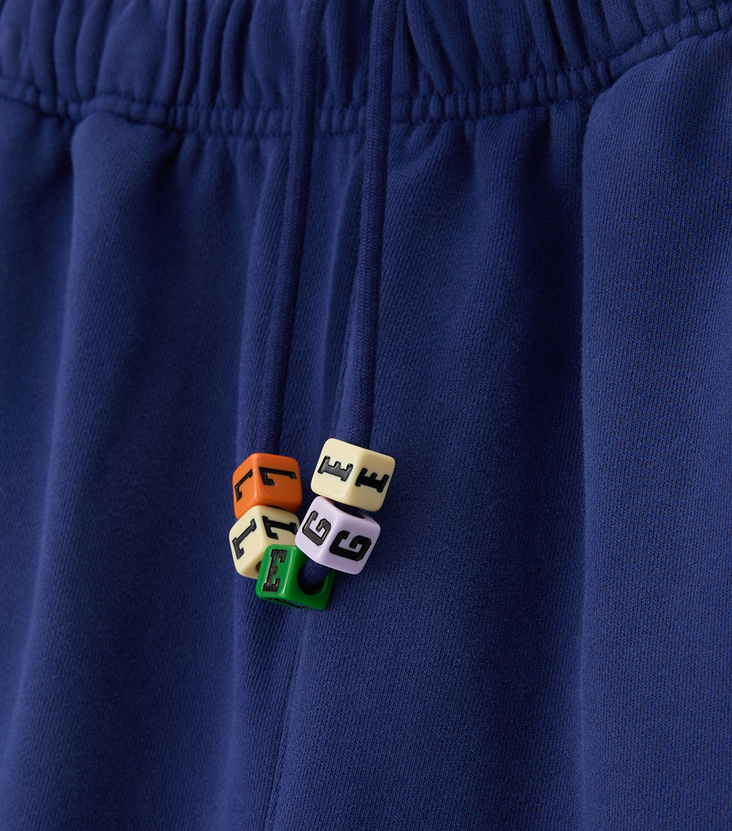 GARMENT DYED CUBE LOGO SHORTS