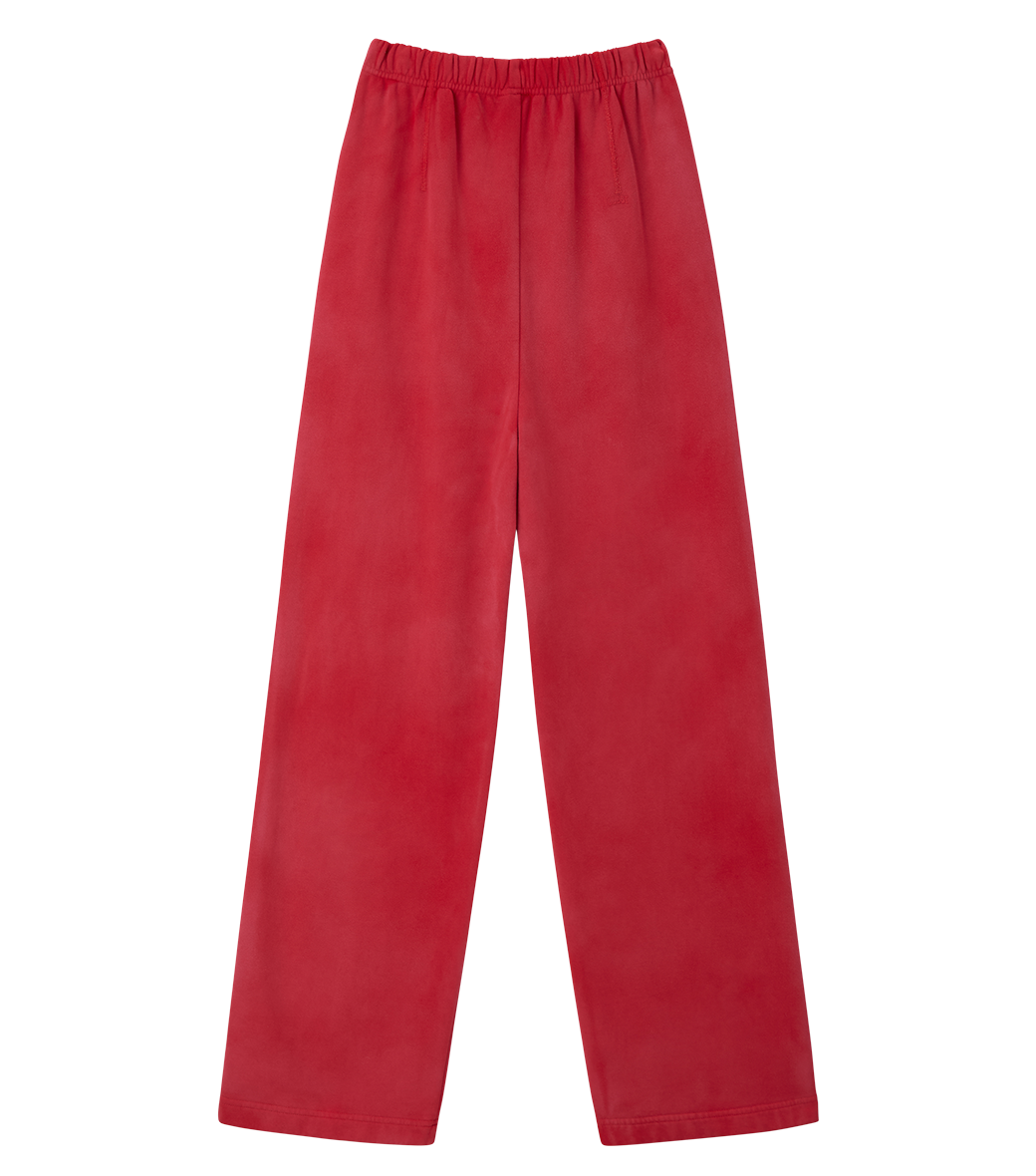 GARMENT DYED CUBE LOGO SWEATPANTS