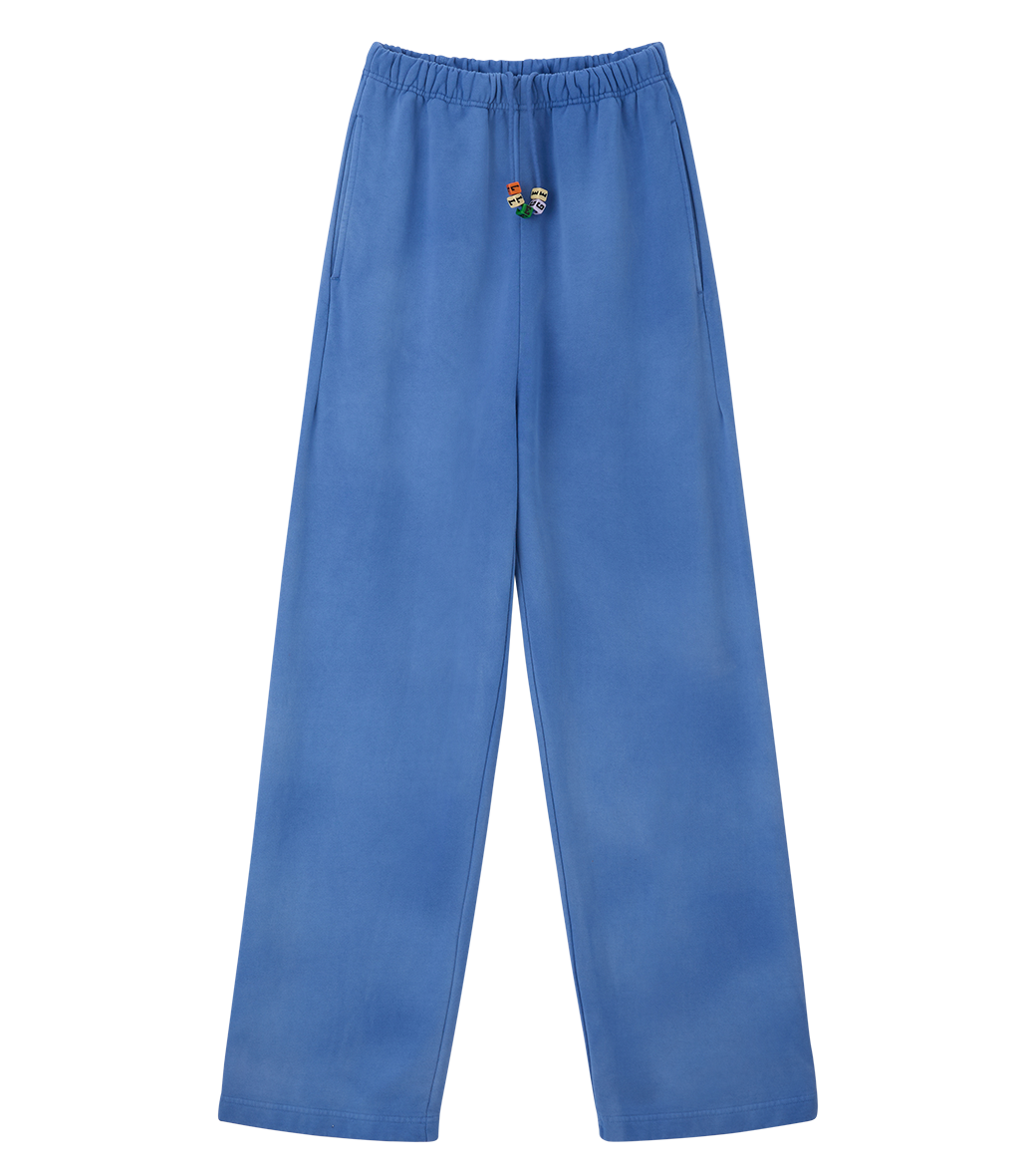 GARMENT DYED CUBE LOGO SWEATPANTS