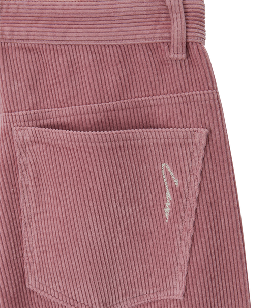 LLEGE EMBROIDERY CORDUROY PANTS