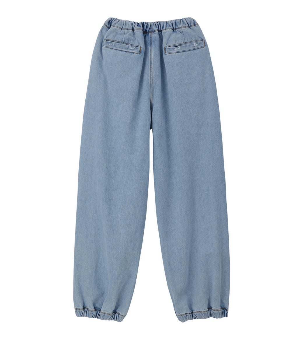 DESTROYED BALLOON DENIM JOGGER