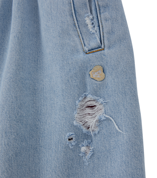 DESTROYED BALLOON DENIM JOGGER