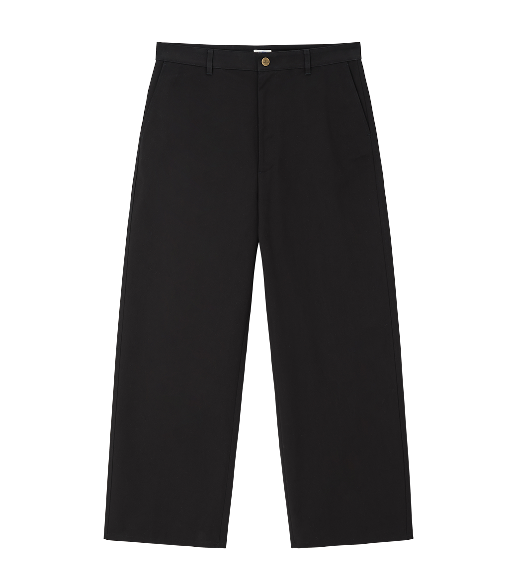 BOARDER COTTON PANTS