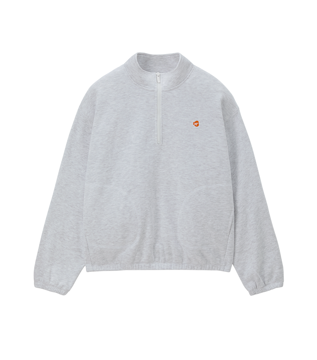 OVERSIZED HALF ZIP-UP